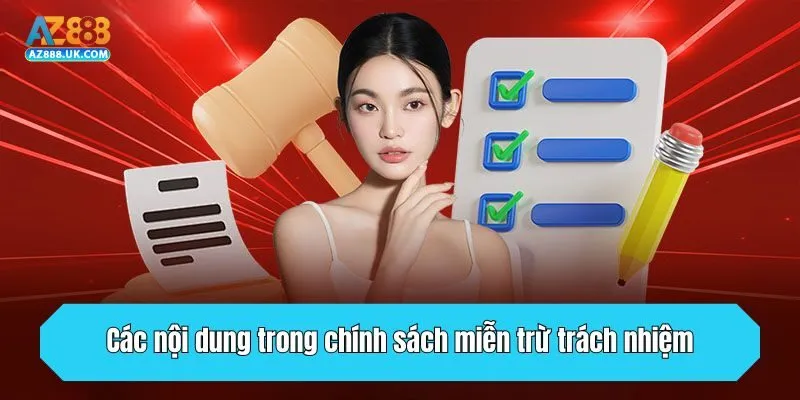 Các nội dung trong chính sách miễn trừ trách nhiệm bet thủ cần cập nhật