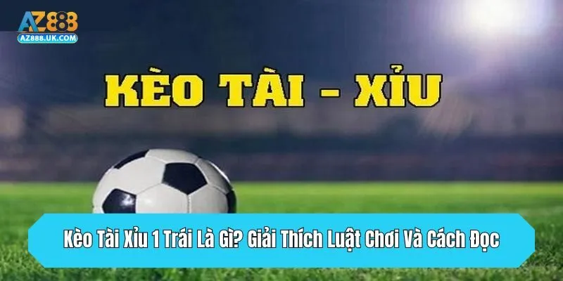 Kèo Tài Xỉu 1 Trái Là Gì? Giải Thích Luật Chơi Và Cách Đọc